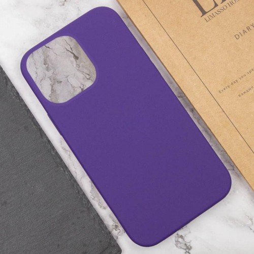 Чохол Silicone Case Full Protective (AA) NO LOGO для Apple iPhone 15 Pro (6.1") Фіолетовий / Amethyst