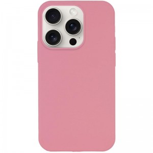 Чохол Silicone Case Full Protective (AA) NO LOGO для Apple iPhone 15 Pro Max (6.7") Рожевий / Light pink