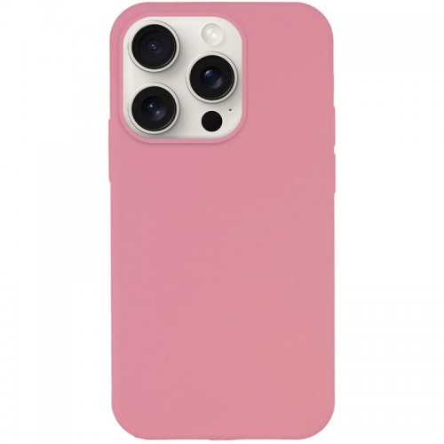 Чохол Silicone Case Full Protective (AA) NO LOGO для Apple iPhone 15 Pro Max (6.7") Рожевий / Light pink