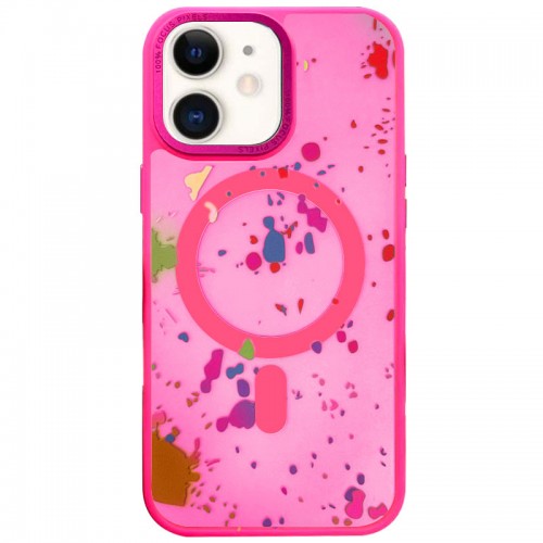 Чехол TPU+PC Flush с MagSafe для Apple iPhone 11 (6.1") Barbie Pink