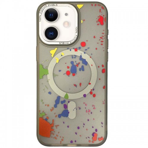 Чехол TPU+PC Flush с MagSafe для Apple iPhone 11 (6.1") Титаново-серый