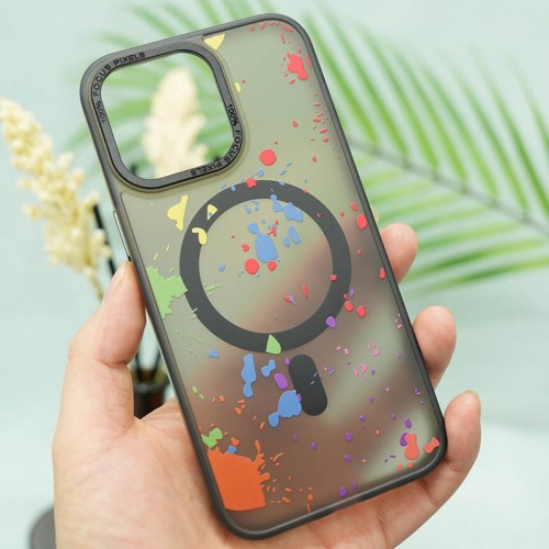 Чехол TPU+PC Flush с MagSafe для Apple iPhone 11 (6.1") Титаново-серый