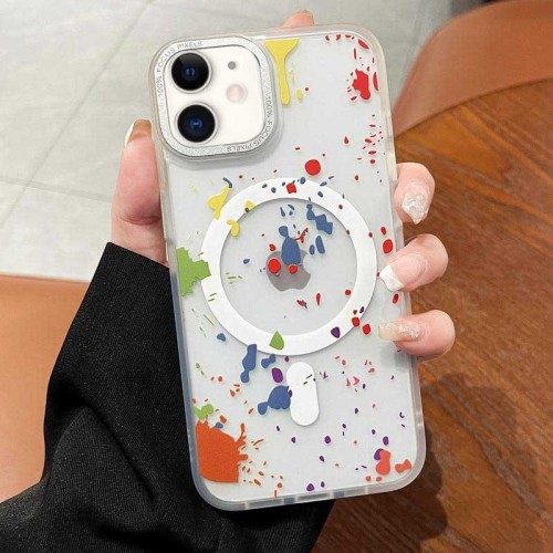 Чехол TPU+PC Flush с MagSafe для Apple iPhone 11 (6.1") White