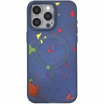 Чехол TPU+PC Flush с MagSafe для Apple iPhone 12 Pro Max (6,7") тёмно-синий