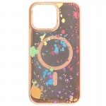 Чехол TPU+PC Flush с MagSafe для Apple iPhone 14 Pro (6.1") Desert gold
