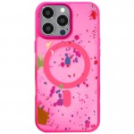 Чехол TPU+PC Flush с MagSafe для Apple iPhone 14 Pro Max (6,7") Barbie Pink