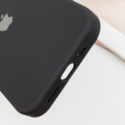 Чехол Silicone Case Full Protective (AA) для Apple iPhone 16 (6.1") Чёрный / Black