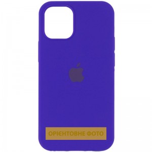 Чехол Silicone Case Full Protective (AA) для Apple iPhone 16 (6.1") Фиолетовый / Ultra Violet