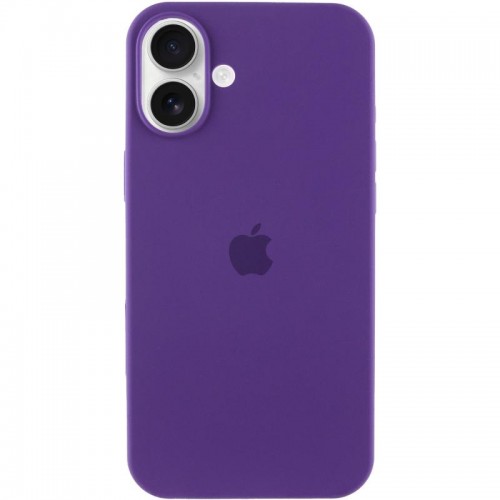 Чехол Silicone Case Full Protective (AA) для Apple iPhone 16 (6.1") Фиолетовый / Аметист