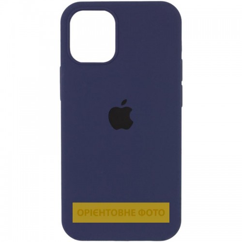 Чехол Silicone Case Full Protective (AA) для Apple iPhone 16 (6.1") Тёмно-синий / Midnight blue