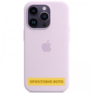 Чехол Silicone Case Full Protective (AA) для Apple iPhone 16 (6.1") Сиреневый / Lilac