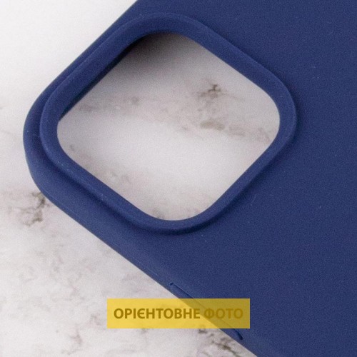 Чехол Silicone Case Full Protective (AA) для Apple iPhone 16 (6.1") Синий / Deep navy