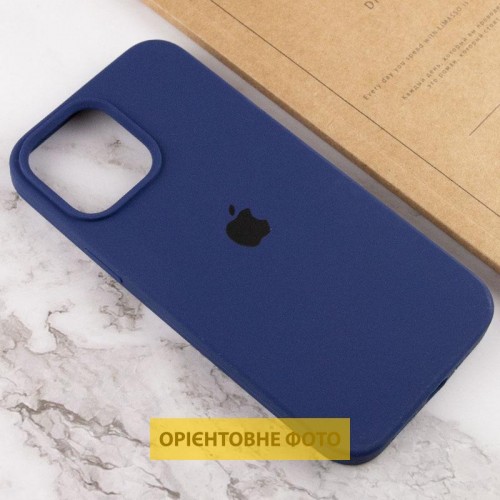Чехол Silicone Case Full Protective (AA) для Apple iPhone 16 (6.1") Синий / Deep navy