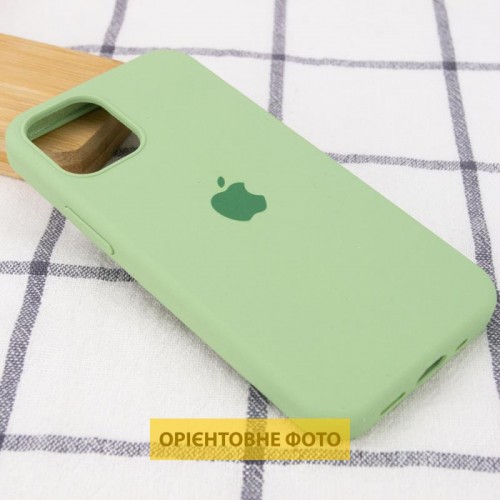 Чехол Silicone Case Full Protective (AA) для Apple iPhone 16 (6.1") Мятный / Mint