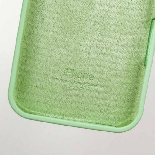 Чехол Silicone Case Full Protective (AA) для Apple iPhone 16 (6.1") Зелёный / Pistachio