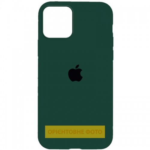 Чехол Silicone Case Full Protective (AA) для Apple iPhone 16 (6.1") Зелёный / Forest green