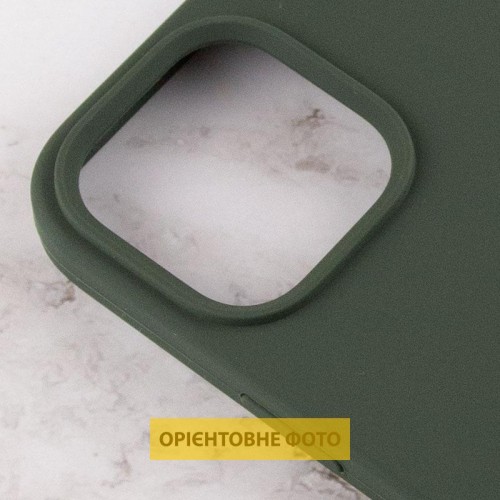 Чехол Silicone Case Full Protective (AA) для Apple iPhone 16 (6.1") Зелёный / Cyprus Green