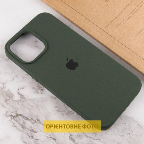 Чехол Silicone Case Full Protective (AA) для Apple iPhone 16 (6.1") Зелёный / Cyprus Green