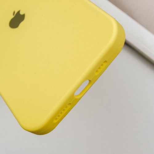 Чехол Silicone Case Full Protective (AA) для Apple iPhone 16 (6.1") Жёлтый / Yellow