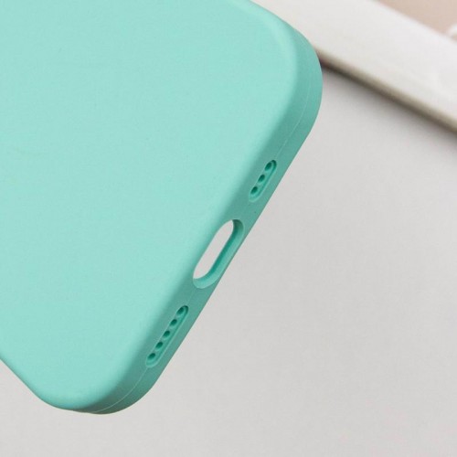 Чехол Silicone Case Full Protective (AA) для Apple iPhone 16 (6.1") Бирюзовый / Marine Green