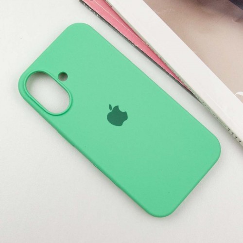 Чехол Silicone Case Full Protective (AA) для Apple iPhone 16 Plus (6.7") Зелёный / Spearmint