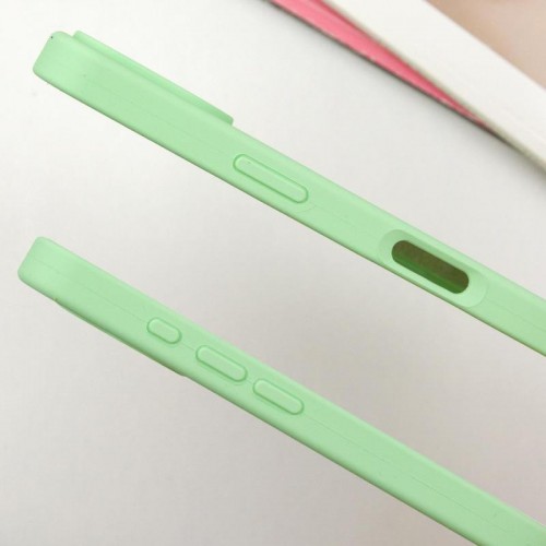 Чехол Silicone Case Full Protective (AA) для Apple iPhone 16 Plus (6.7") Зелёный / Pistachio