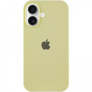 Чохол Silicone Case Full Protective (AA) для Apple iPhone 16 Plus (6.7") Жовтий / Mellow Yellow