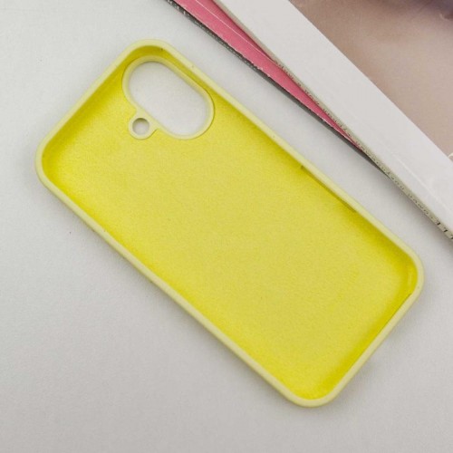 Чохол Silicone Case Full Protective (AA) для Apple iPhone 16 Plus (6.7") Жовтий / Mellow Yellow