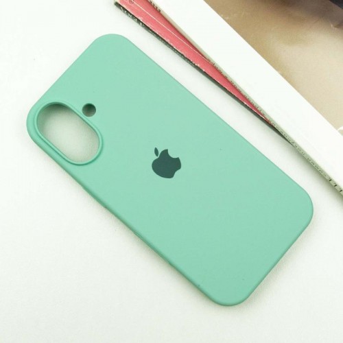 Чехол Silicone Case Full Protective (AA) для Apple iPhone 16 Plus (6,7") Бирюзовый / Turquoise