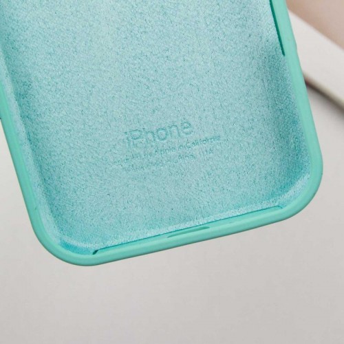 Чохол Silicone Case Full Protective (AA) для Apple iPhone 16 Plus (6.7") Бірюзовий / Marine Green