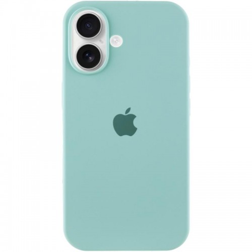 Чехол Silicone Case Full Protective (AA) для Apple iPhone 16 Plus (6.7") Бирюзовый / Beryl