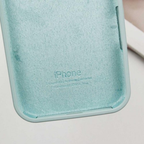 Чехол Silicone Case Full Protective (AA) для Apple iPhone 16 Plus (6.7") Бирюзовый / Beryl