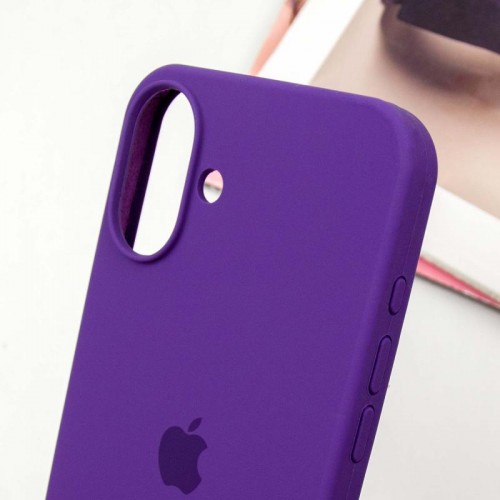 Чехол Silicone Case Full Protective (AA) для Apple iPhone 16 Plus (6.7") Фиолетовый / Amethyst