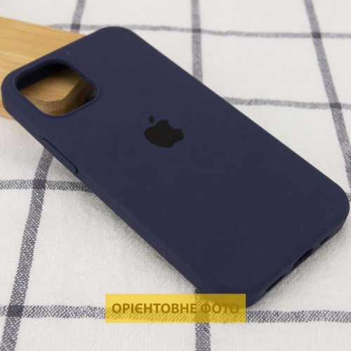 Чехол Silicone Case Full Protective (AA) для Apple iPhone 16 Plus (6.7") Темно-синий / Midnight blue