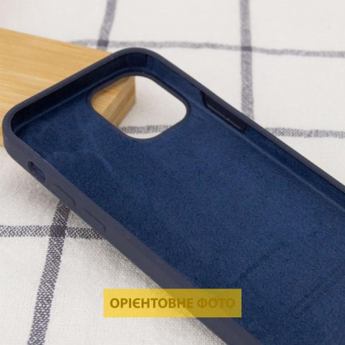 Чехол Silicone Case Full Protective (AA) для Apple iPhone 16 Plus (6.7") Темно-синий / Midnight blue