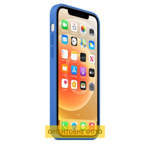 Чохол Silicone Case Full Protective (AA) для Apple iPhone 16 Plus (6.7") Синій / Capri Blue