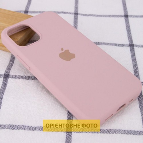 Чехол Silicone Case Full Protective (AA) для Apple iPhone 16 Plus (6.7") Розовый / Pink Sand