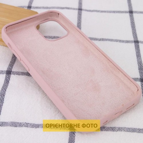 Чехол Silicone Case Full Protective (AA) для Apple iPhone 16 Plus (6.7") Розовый / Pink Sand