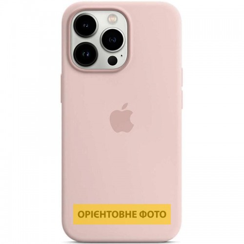 Чехол Silicone Case Full Protective (AA) для Apple iPhone 16 Plus (6.7") Розовый / Chalk Pink