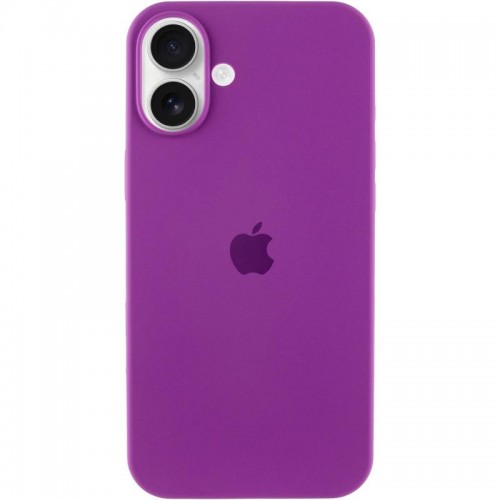 Чехол Silicone Case Full Protective (AA) для Apple iPhone 16 Plus (6.7") Фиолетовый / Grape