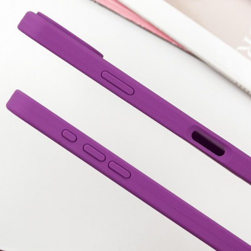 Чехол Silicone Case Full Protective (AA) для Apple iPhone 16 Plus (6.7") Фиолетовый / Grape