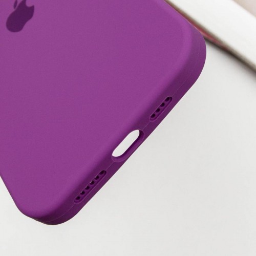 Чехол Silicone Case Full Protective (AA) для Apple iPhone 16 Plus (6.7") Фиолетовый / Grape