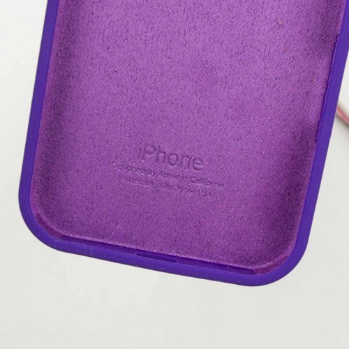 Чехол Silicone Case Full Protective (AA) для Apple iPhone 16 Pro (6,3") Фиолетовый / Ultra Violet