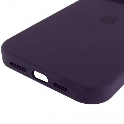 Чехол Silicone Case Full Protective (AA) для Apple iPhone 16 Pro (6.3") Фиолетовый / Elderberry