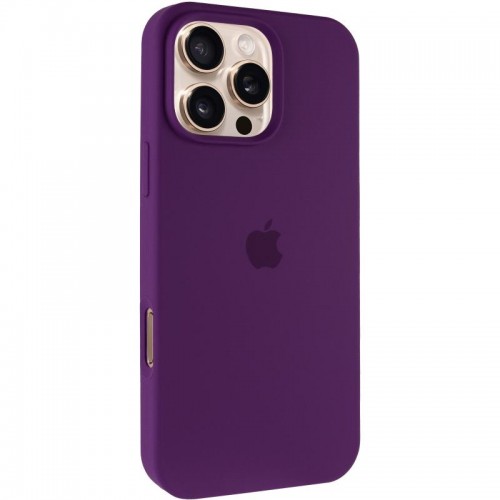 Чехол Silicone Case Full Protective (AA) для Apple iPhone 16 Pro (6.3") Фиолетовый / Amethyst