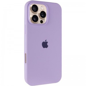 Чехол Silicone Case Full Protective (AA) для Apple iPhone 16 Pro (6.3") Сиреневый / Lilac