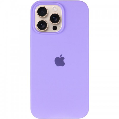 Чехол Silicone Case Full Protective (AA) для Apple iPhone 16 Pro (6,3") Сиреневый / Dasheen