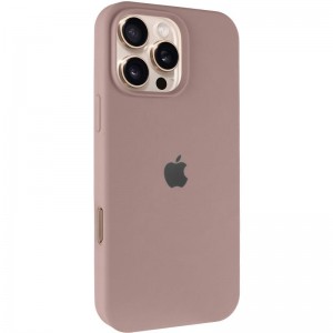 Чехол Silicone Case Full Protective (AA) для Apple iPhone 16 Pro (6.3") Серый / Lavender