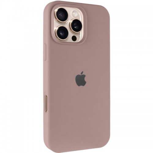 Чехол Silicone Case Full Protective (AA) для Apple iPhone 16 Pro (6.3") Серый / Lavender