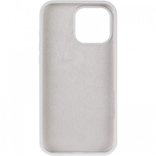 Чехол Silicone Case Full Protective (AA) для Apple iPhone 16 Pro (6.3") Белый / White